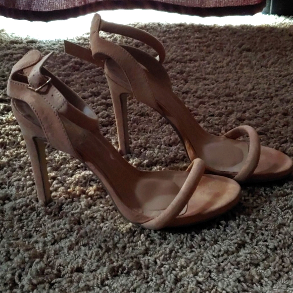 Boohoo ankle strap heel